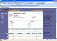 Excel Invoice Template screenshot